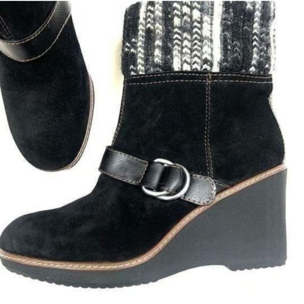 Naturalizer Kenning Wedge Boots Booties Size 9